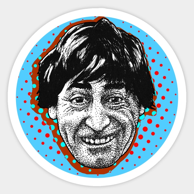 Patrick Troughton Sticker by adam-bullock